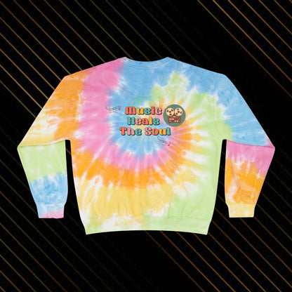 Music Heals The Soul Tie-Dye Sweatshirt